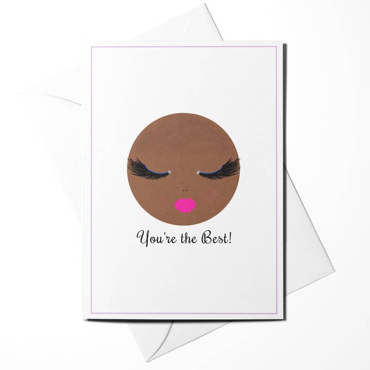 You’re the Best Appreciation Greeting Card for wholesale by Sparkle Blu