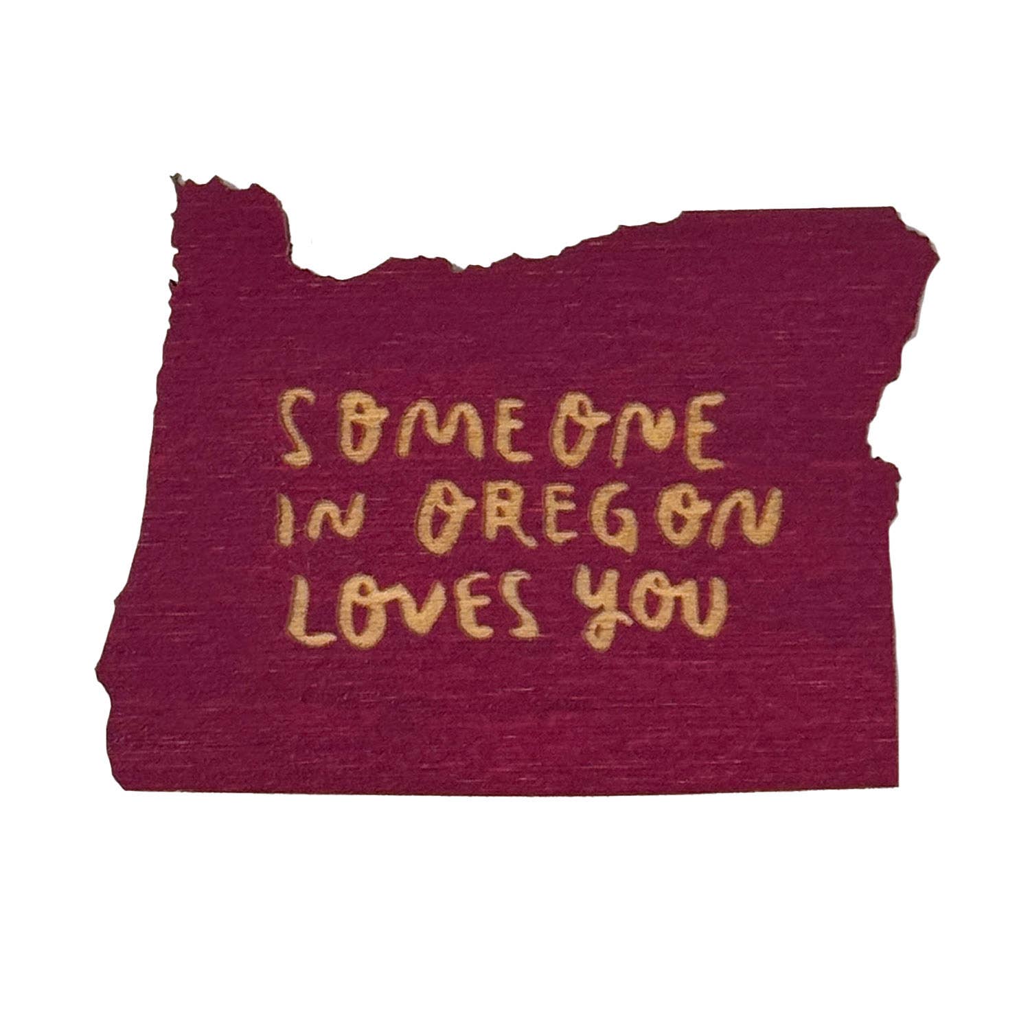 Imán de alguien en Oregon Loves You para venta al por mayor de SnowMade