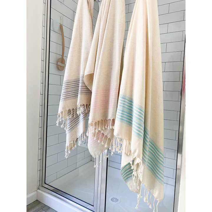 Kalkedon Towels - Wholesale Beach Towel - SALE! Linen Towel | Handwoven Towel | Luxury Spa Towel