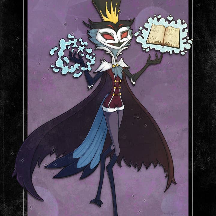 5x7 Stolas Helluva Boss Print for wholesale by GoopyGoblins