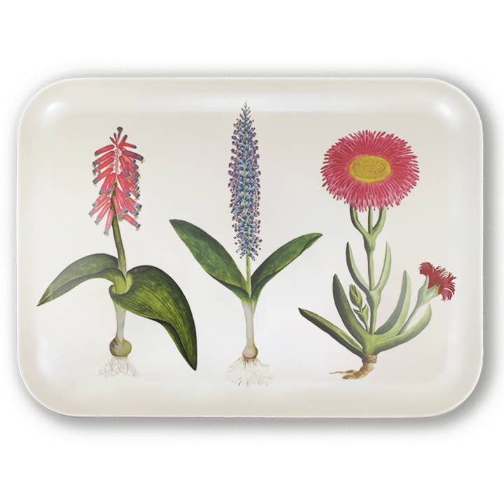 Large Tray - Three Flowers - Alibabette Editions for wholesale by Alibabette Editions