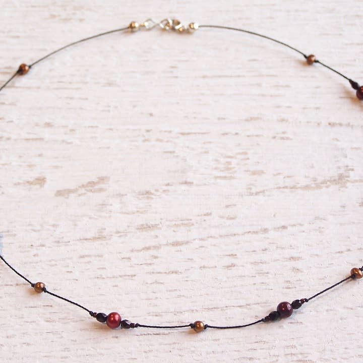 Jo Bird Jewelry - Wholesale Beaded/Pearl Necklace - Knotted Pearl Necklace - Pearl Lei5