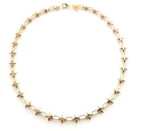 Jennifer Tuton Jewelry - Venta al por mayor Gargantilla/collar - Gargantilla con cadena con pinchos0