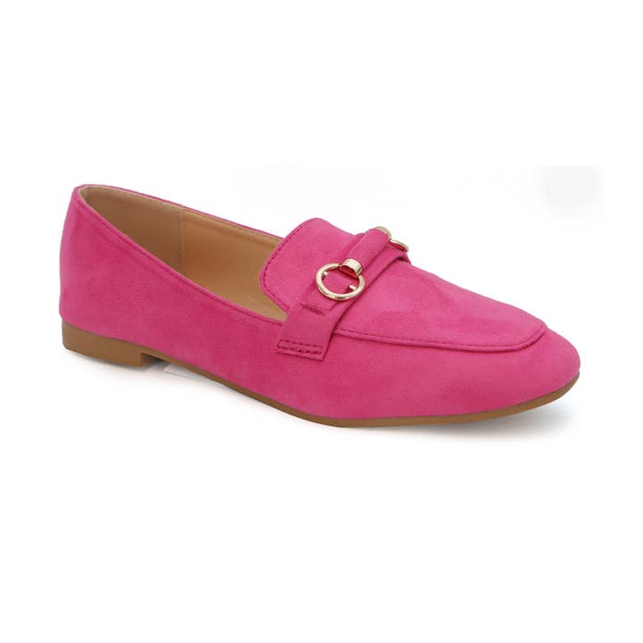 YOKI flats i mikrofiber för kvinnor med ringspänne för wholesale av Yoki Fashion