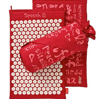 Spoonk Space Inc. - Wholesale Sleep/Eye Mask - 8 pc Acupressure Mats Regular in the hemp bag