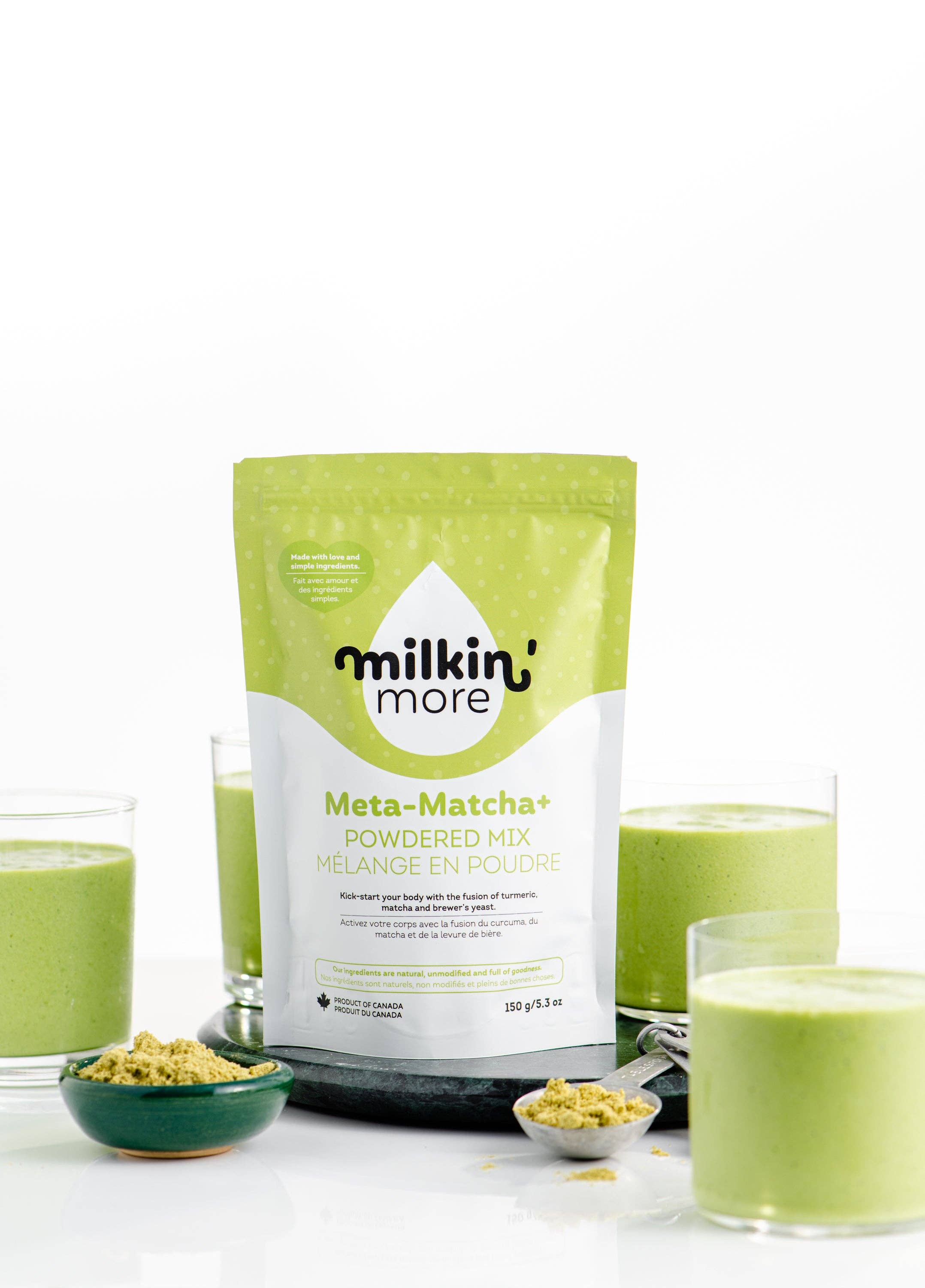 Milkfull - Wholesale Protein/superfood powder - Milkin More Meta Matcha Organic Superblend Mix1