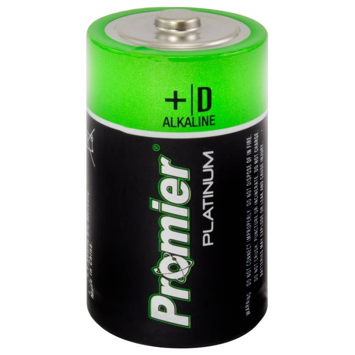LitezAll - Wholesale Portable Charger - Promier® D Alkaline Battery 2 Pack1