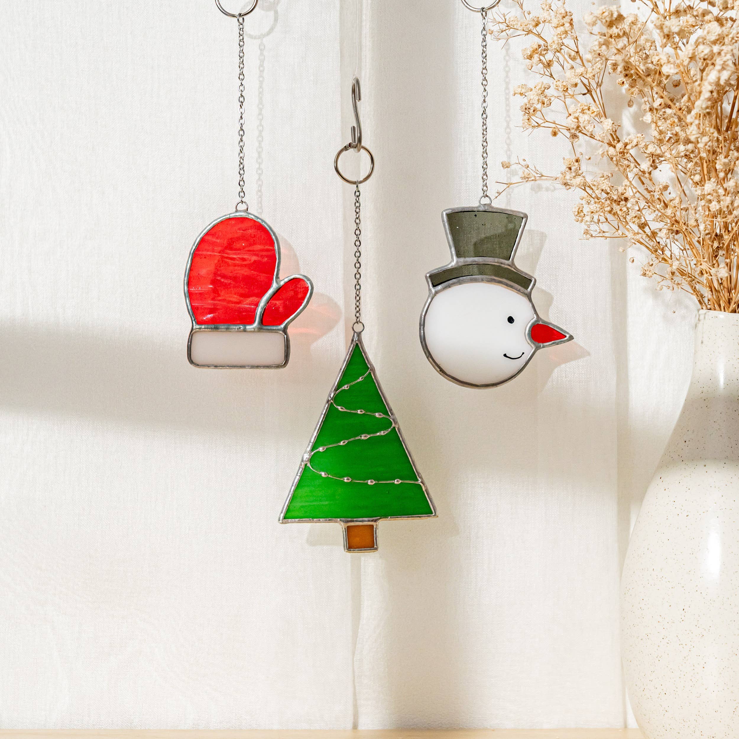 MondoBellissimo – wholesale Suncatcher – Stained Glass Xmas Ornament Suncatcher for Festive Decor F904