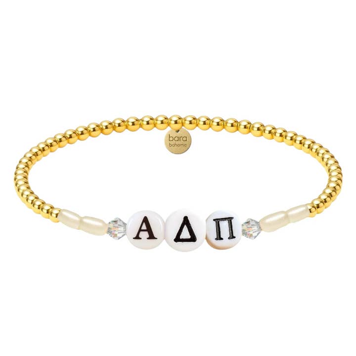 Alpha Delta Pi | Pärlat Sorority-armband för wholesale av bara boheme
