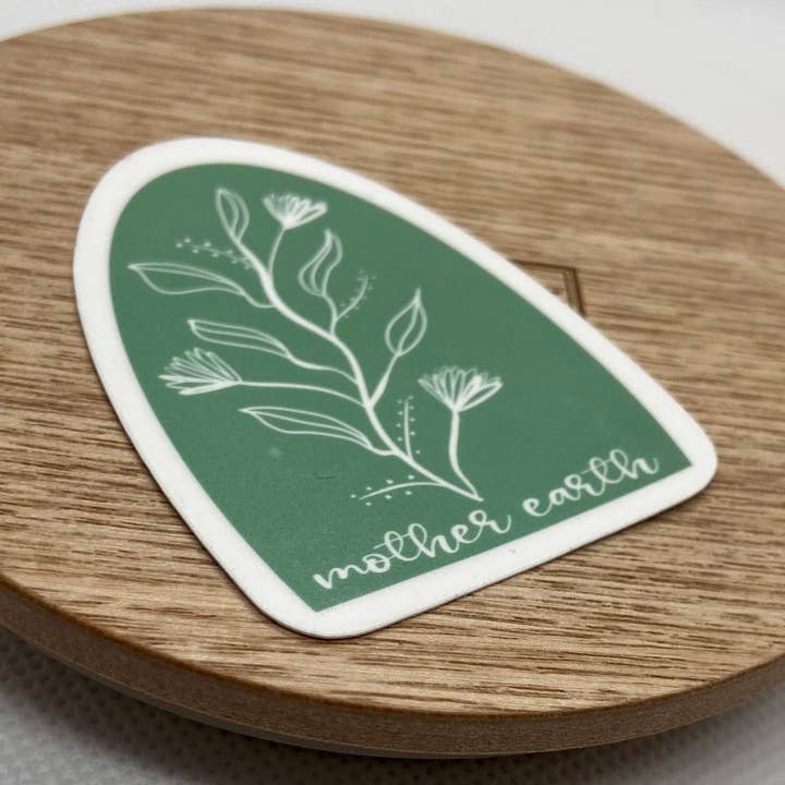 moeder aarde - vinylsticker voor wholesale door Eagle Woman Prints