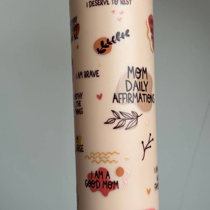 the cute cloud - Wholesale Insulated Mug/Tumbler - Tumbler cup Mom Daily Affirmations7