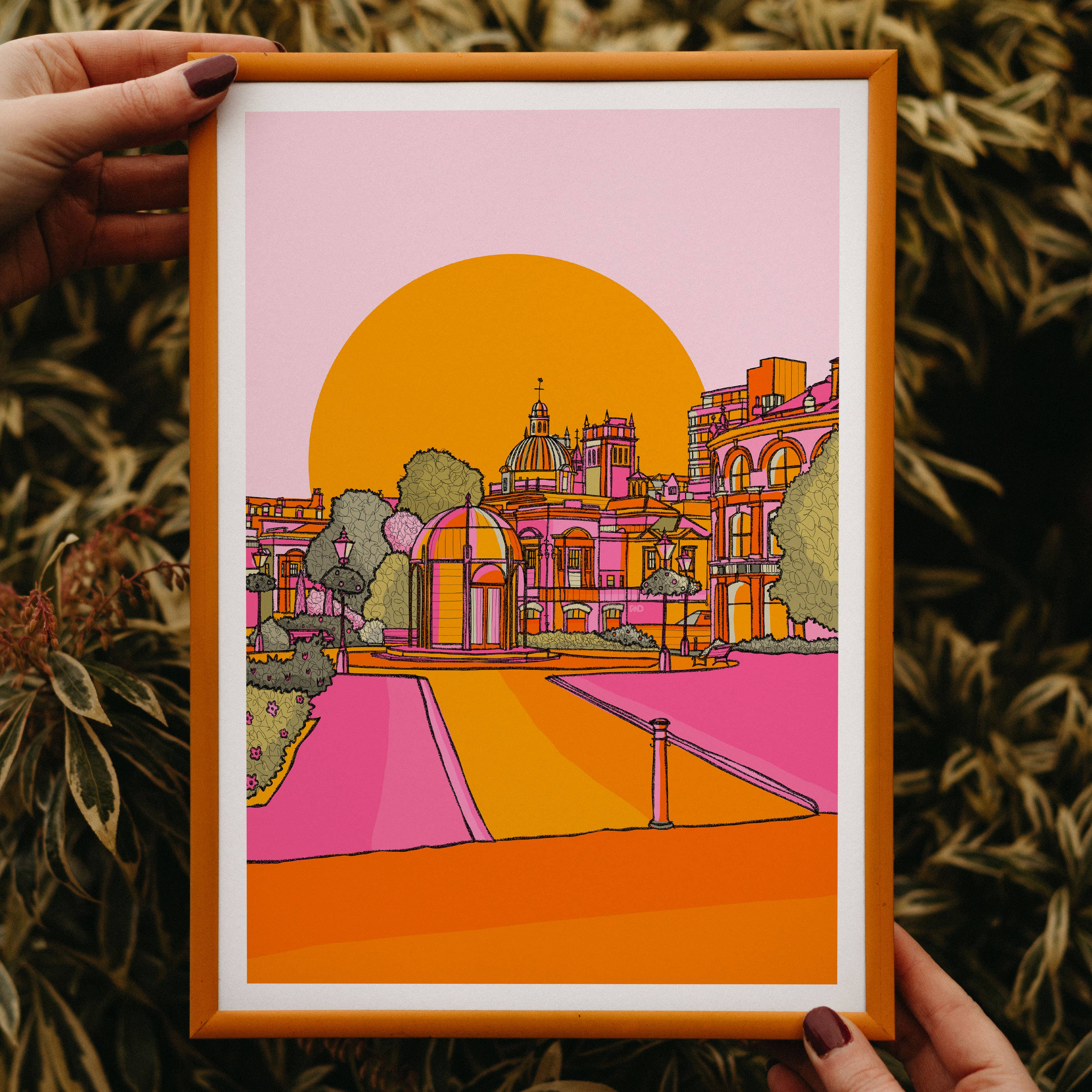 Freya Niamh - Wholesale Art Print - Colourful Harrogate Art Print- Yorkshire Souvenir2