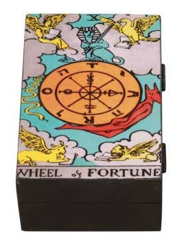 Boîte de rangement : Tarot - Roue de la Fortune pour la vente par Sansaara Living