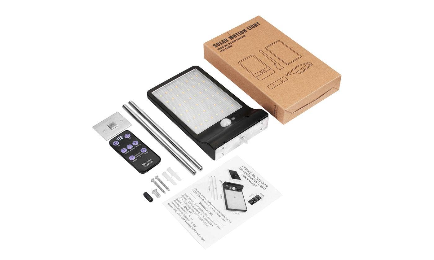 AICase - Wholesale Outdoor/Lawn Light - Waterproof Energy Saving Solar Wall Light Three Modes Induction Remote Control7