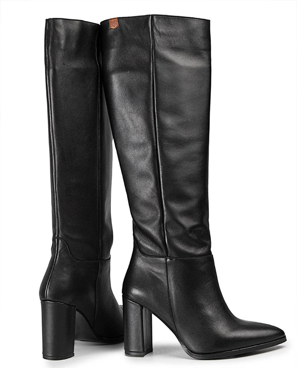 POPA - Wholesale Boots - Women's - Julieta Black Leather Boot4