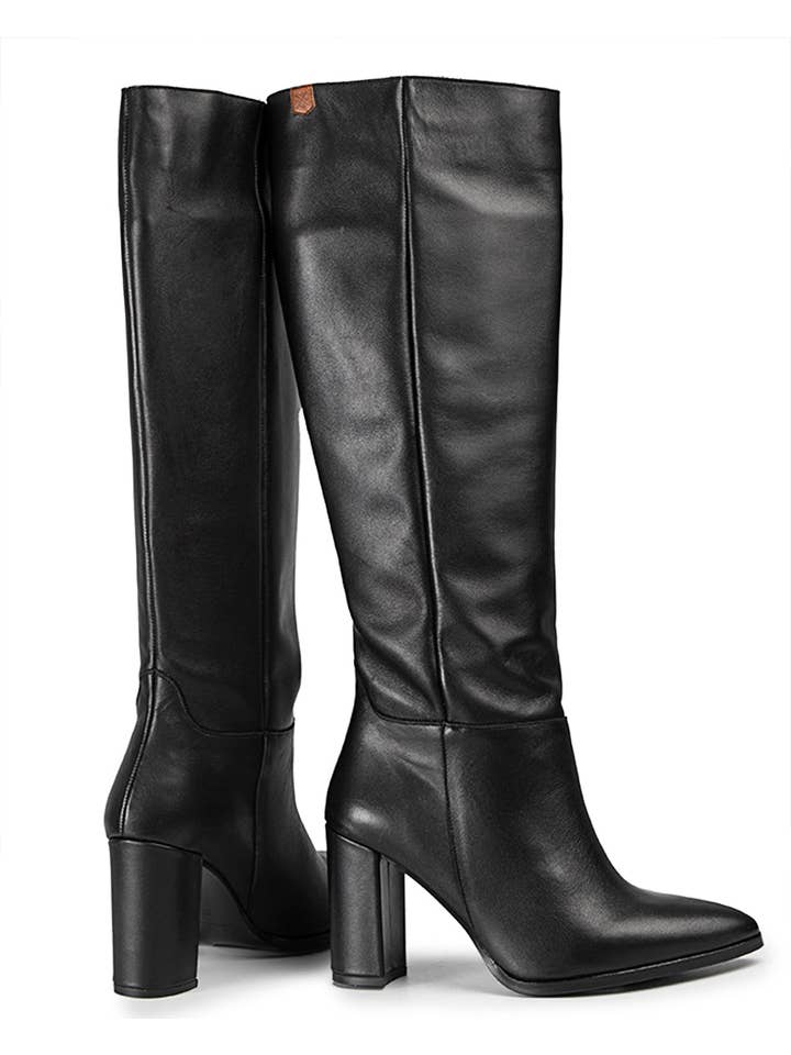 POPA - Wholesale Boots - Women's - Julieta Black Leather Boot4