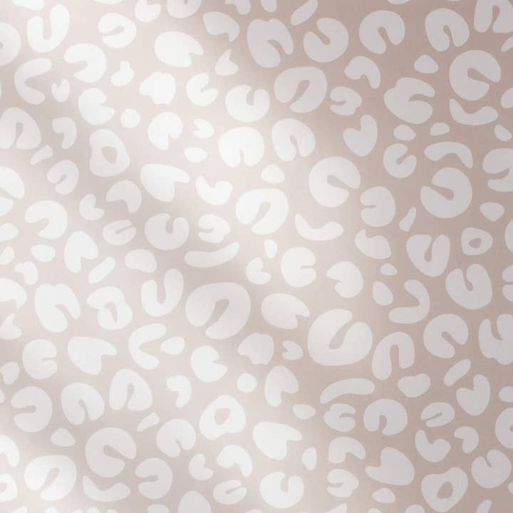 Jennifer Tune - Wholesale Flat Wrap - Neutral Leopard Print Wrapping Paper3