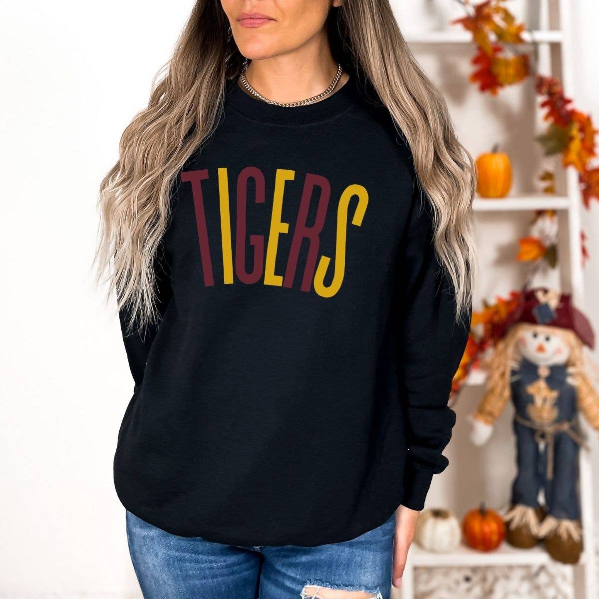 La Bella Rose Boutique - Vente Sweat-shirt à imprimés – femme - Sweat-shirt d'équipe personnalisé, pull universitaire, cadeau sportif7
