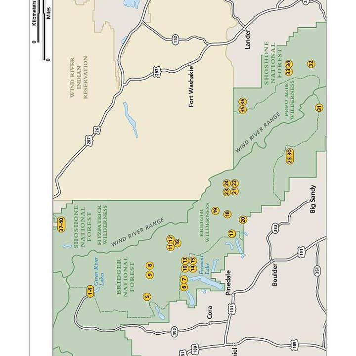National Book Network - Wholesale Nature & Outdoors - Hiking Wyoming's Wind River Range, 4th edition1