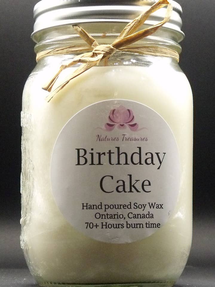 Geburtstagskuchen Soja Wachs Kerze für den Großhandel von Natures Treasures