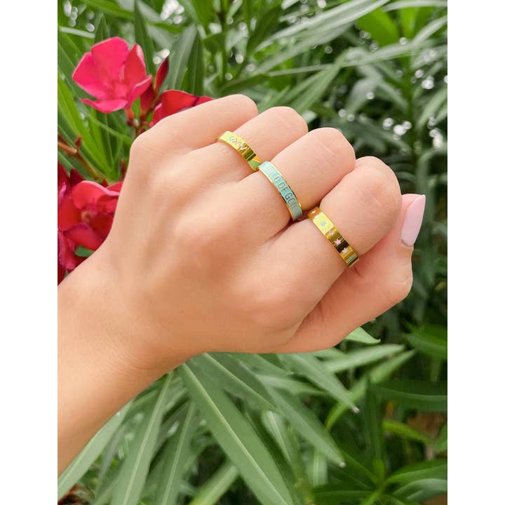 Elevated Faith – Großhandel Band/Stapelring – Ring Höhen und Tiefen aus Goldemaille2