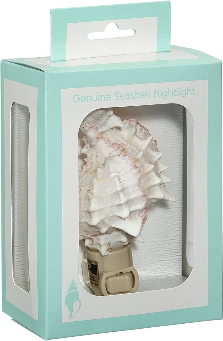 HS Seashells - Wholesale Night Light - Pink Murex Boxed LED Night Light1