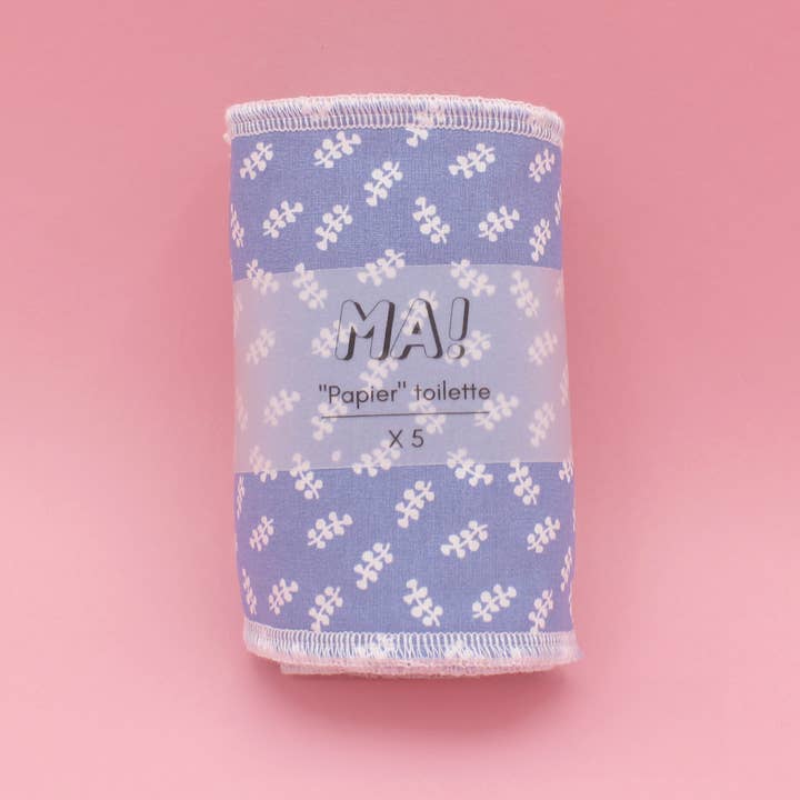 5 folhas de "papel" higiénico por atacado de Machatatelier