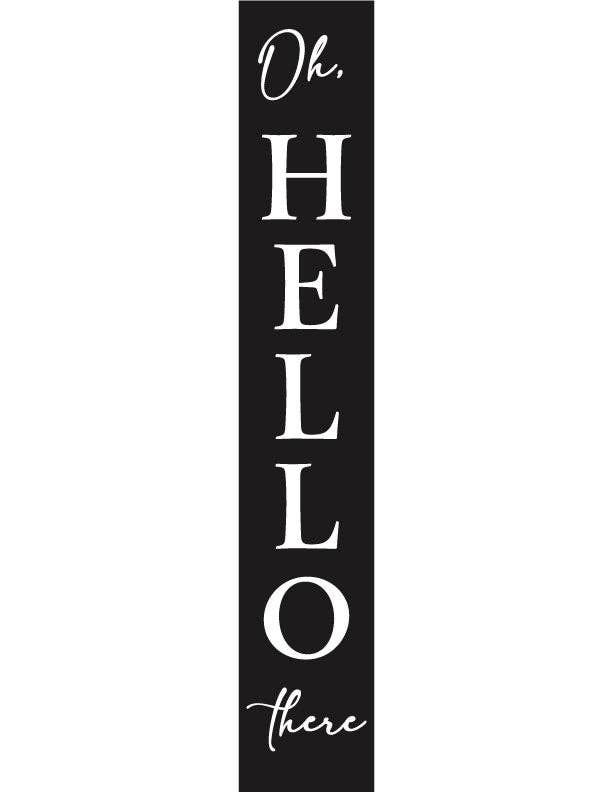 9th Letter Press - Wholesale Outdoor Sign - Hello There Porch Leaner Welcome Sign3