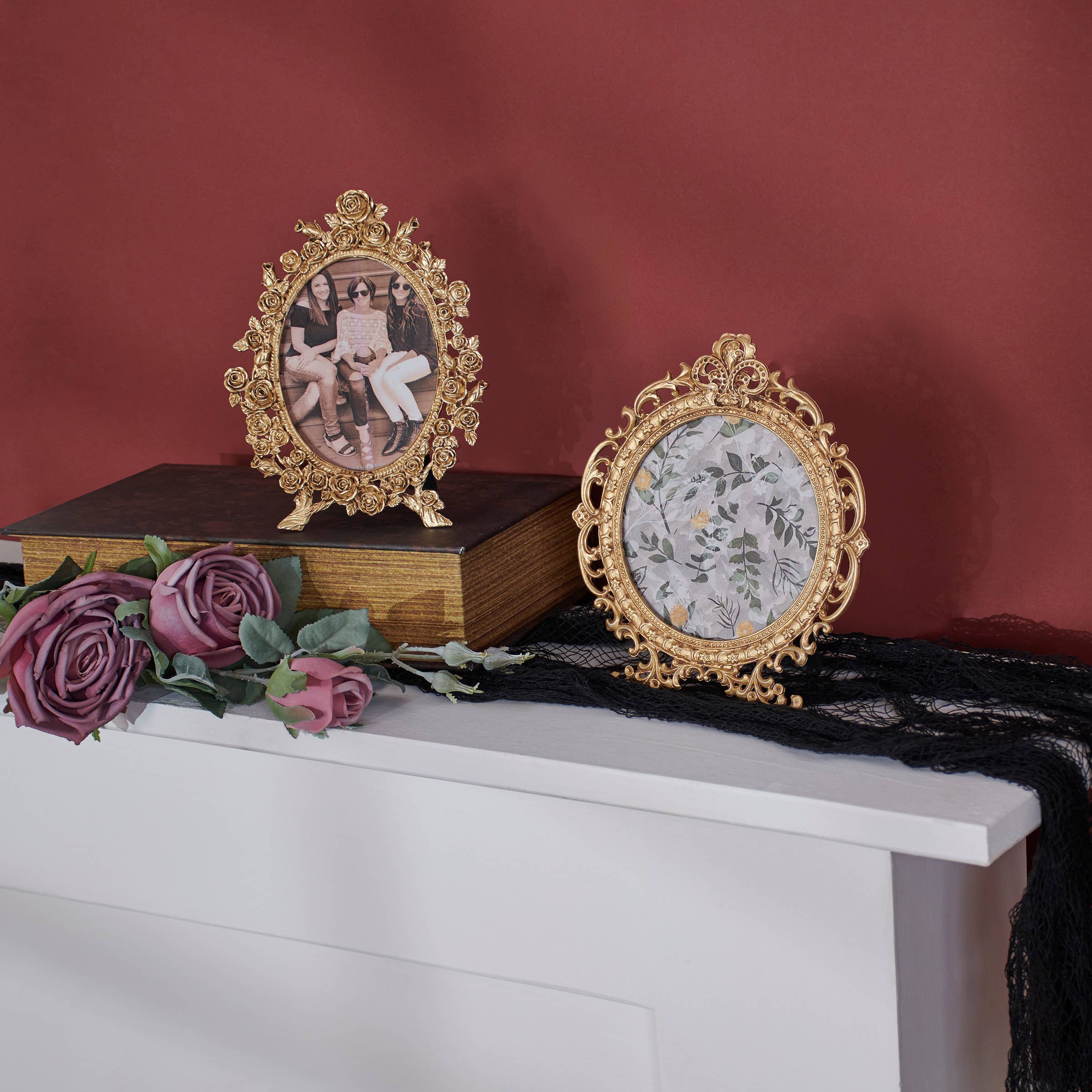 Primitives by Kathy - Wholesale Picture Frame - Oval Filigree Photo Frame3