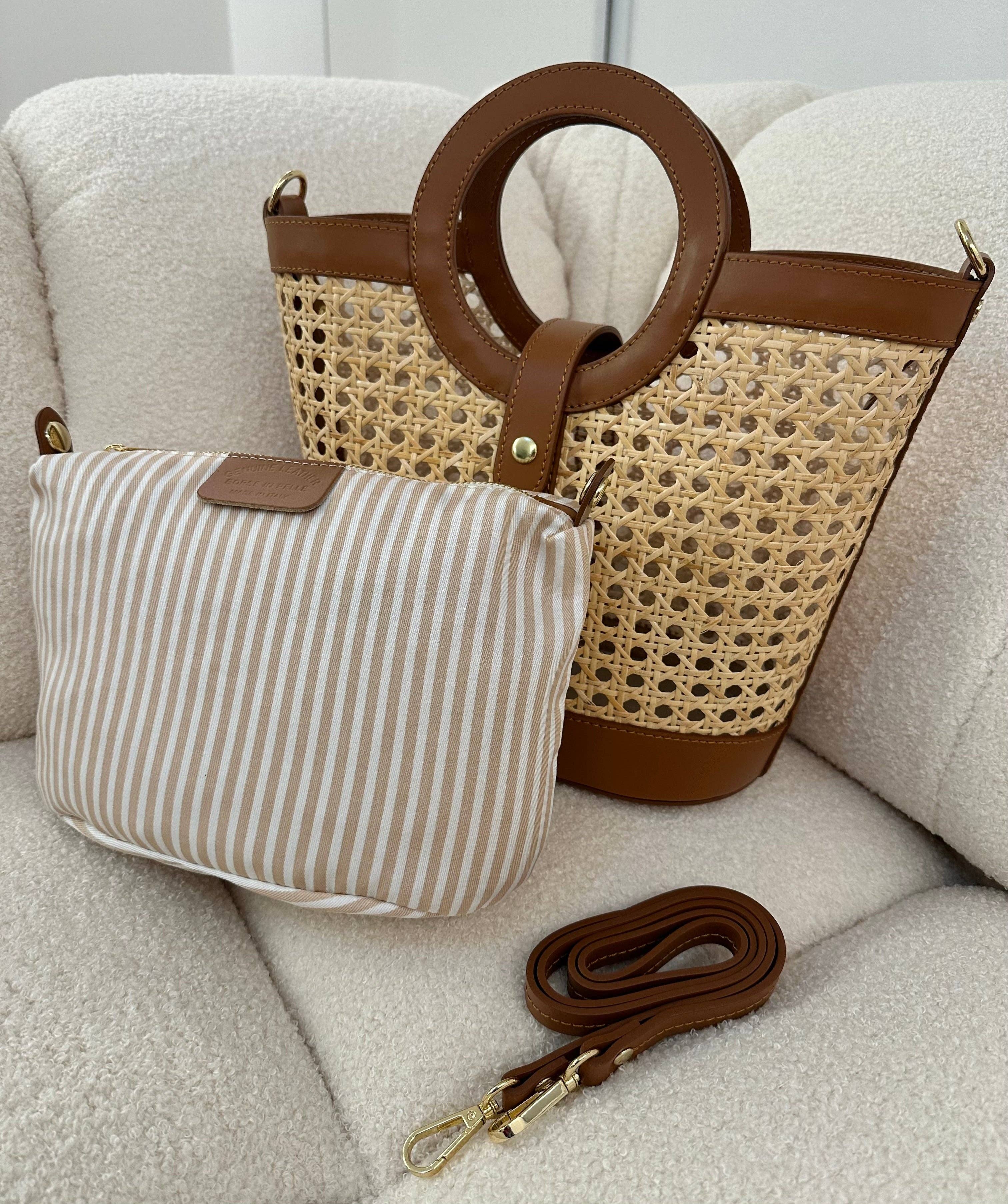 Zhade - Wholesale Beach Bag - CIRCLE WIEN - Vienna straw1