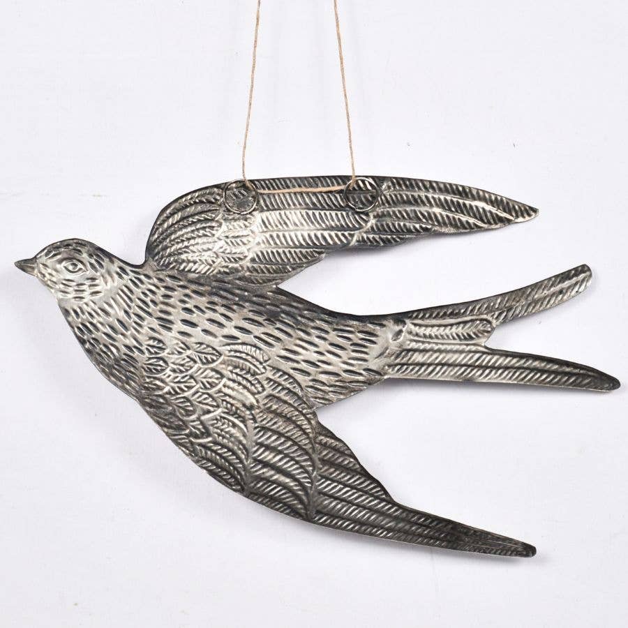 Lila Rasa - Wholesale Sculpture - Bird Hanging Ornament	28X0.5X16 CM	
1