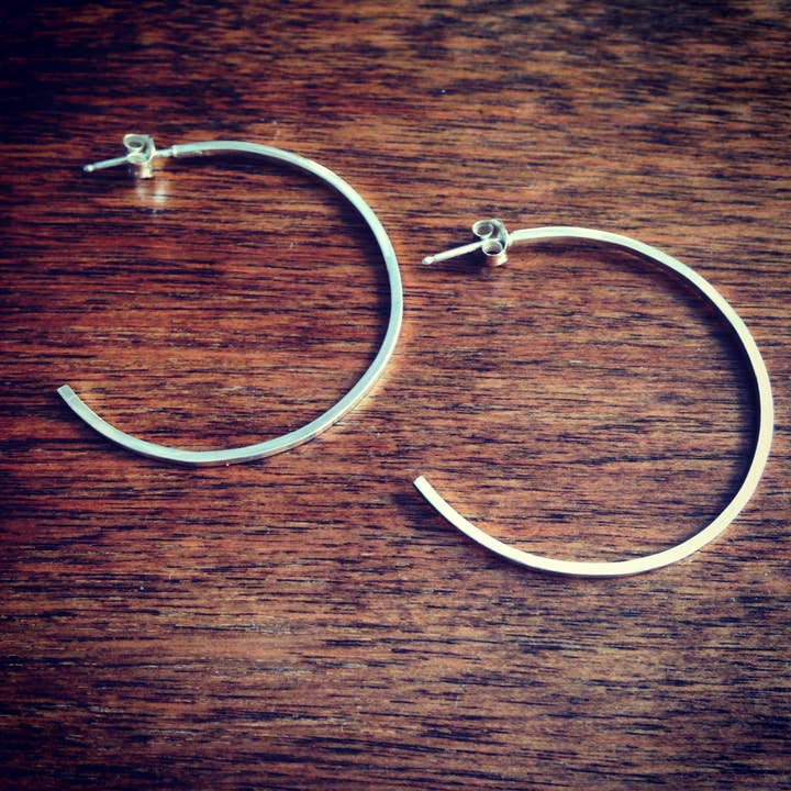 Hoop Post Earrings for wholesale by Allison Mooney Design