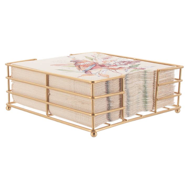 Papieren Lunch Servethouder Metro Goud voor wholesale door Boston International