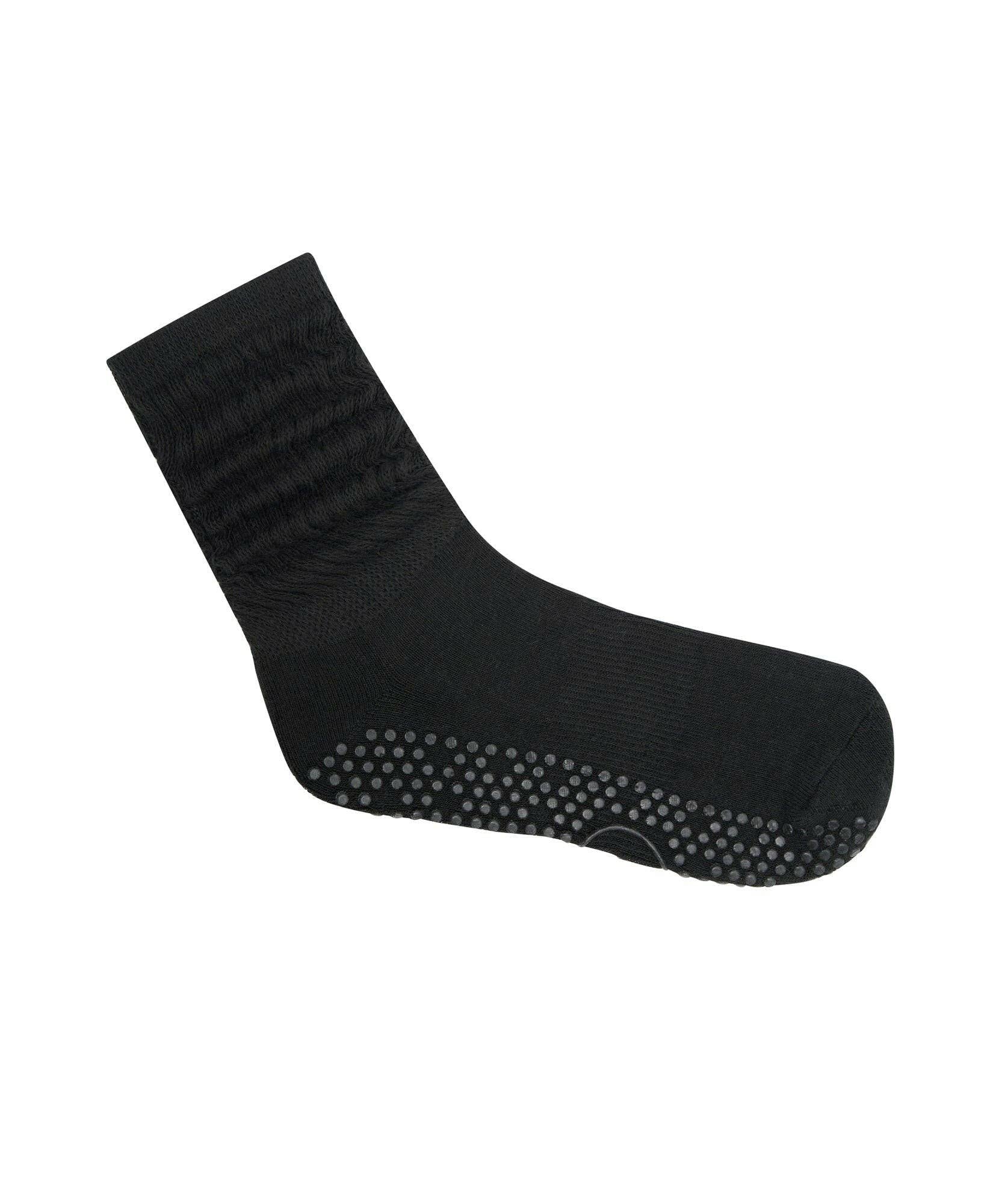 MoveActive - Wholesale Socks - Women's - Scrunch Non Slip Grip Socks - Charcoal1