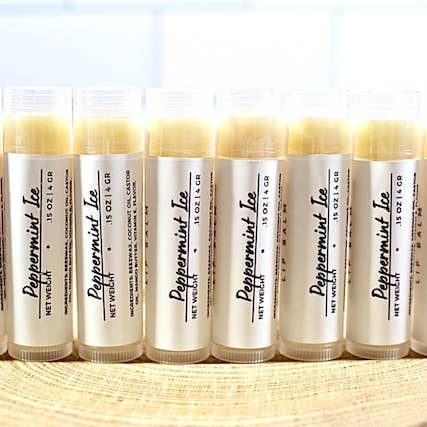 The Essential Oils Soapery - Wholesale Lip Balm - Peppermint Ice Lip Balm1
