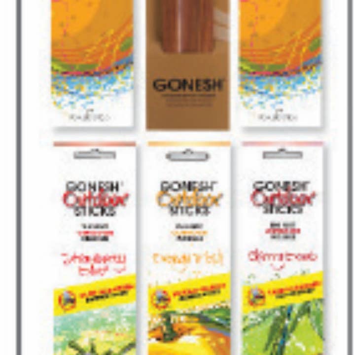 Incense Sticks: Gonesh 72 pc Floor Display - Outdoor for wholesale by Gonesh