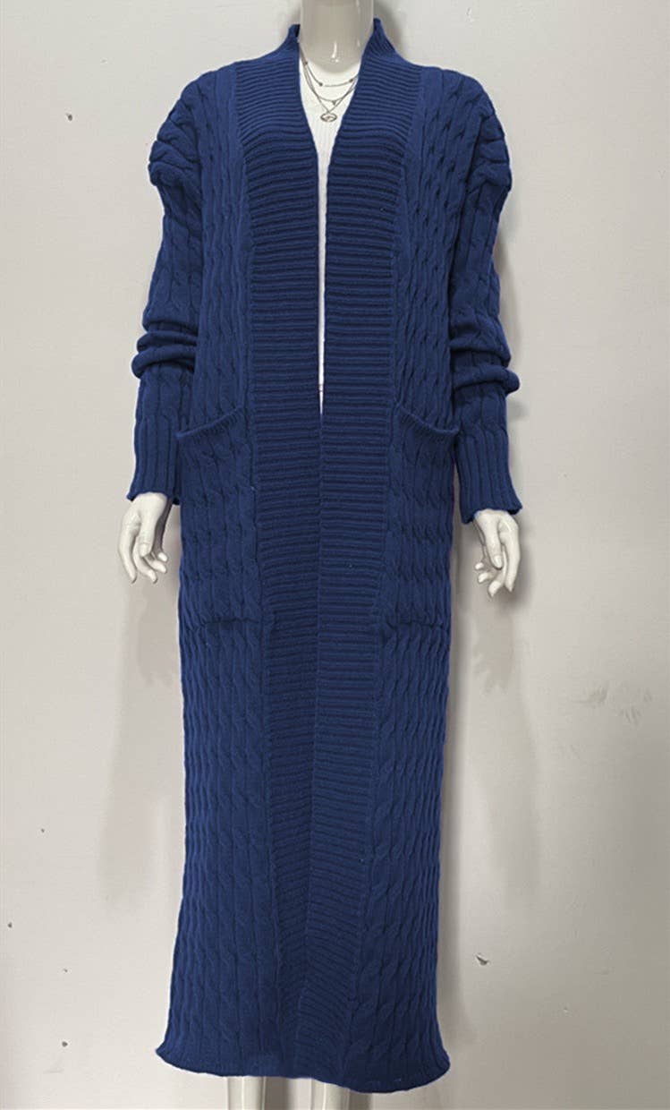 Productseeker - Wholesale Coat - Women's - CT037 Cozy Plus Size Long Knit Sweater Coat5