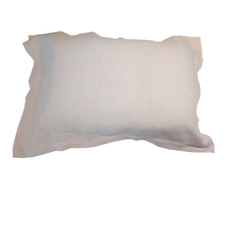 Thomas Fergusons Irish Linen – wholesale Bedding pillowcase/sham – 100% Linen Chambray Oxford Pillowcase3