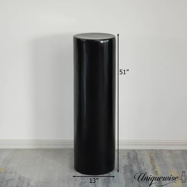 Quickway Imports – Engroshandel Stativ til plantekrukke – Moderne Glasfiber Kolonne Flower Stand Cylinder Piedestal23