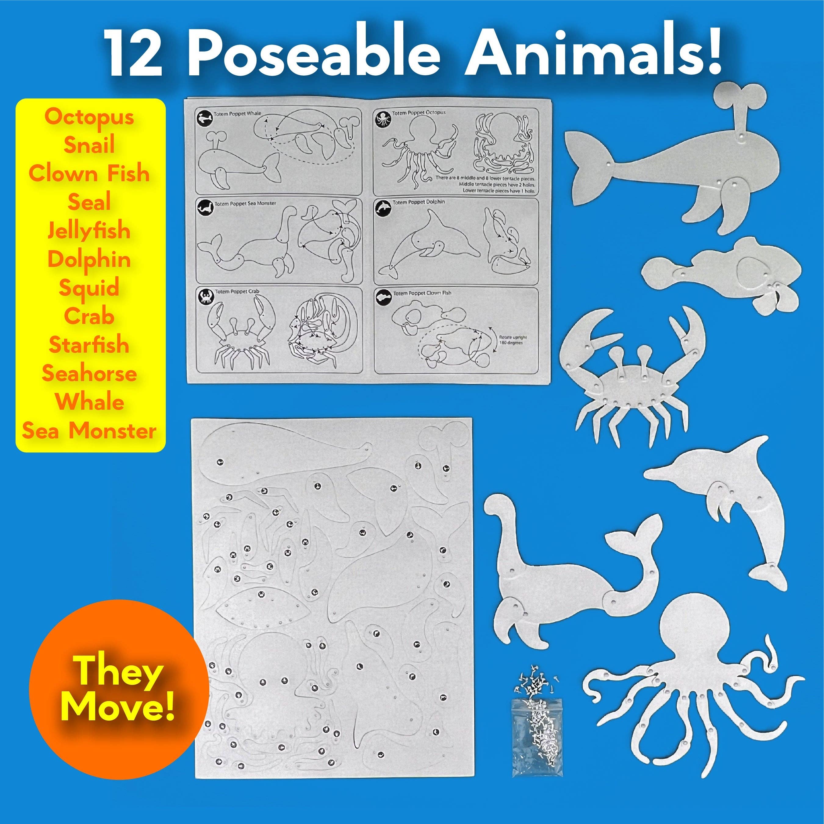 EyeConnect Crafts - Wholesale DIY Craft Kit - Kids - 3D Tunnel Book: OCEAN (Deluxe Size)18