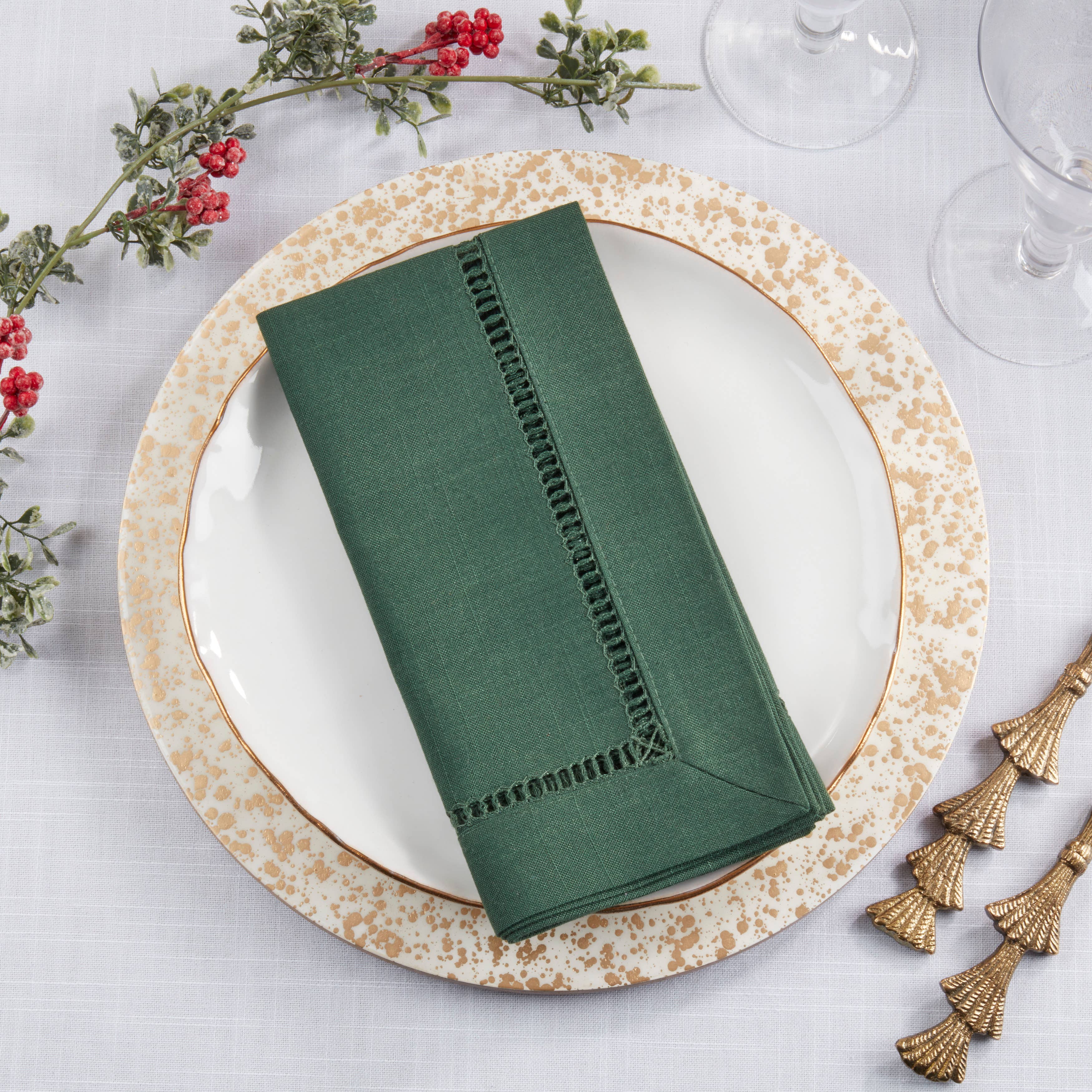 Saro Lifestyle - Wholesale Dinner & Cloth Napkin - Toscana Hemstitched Napkin30