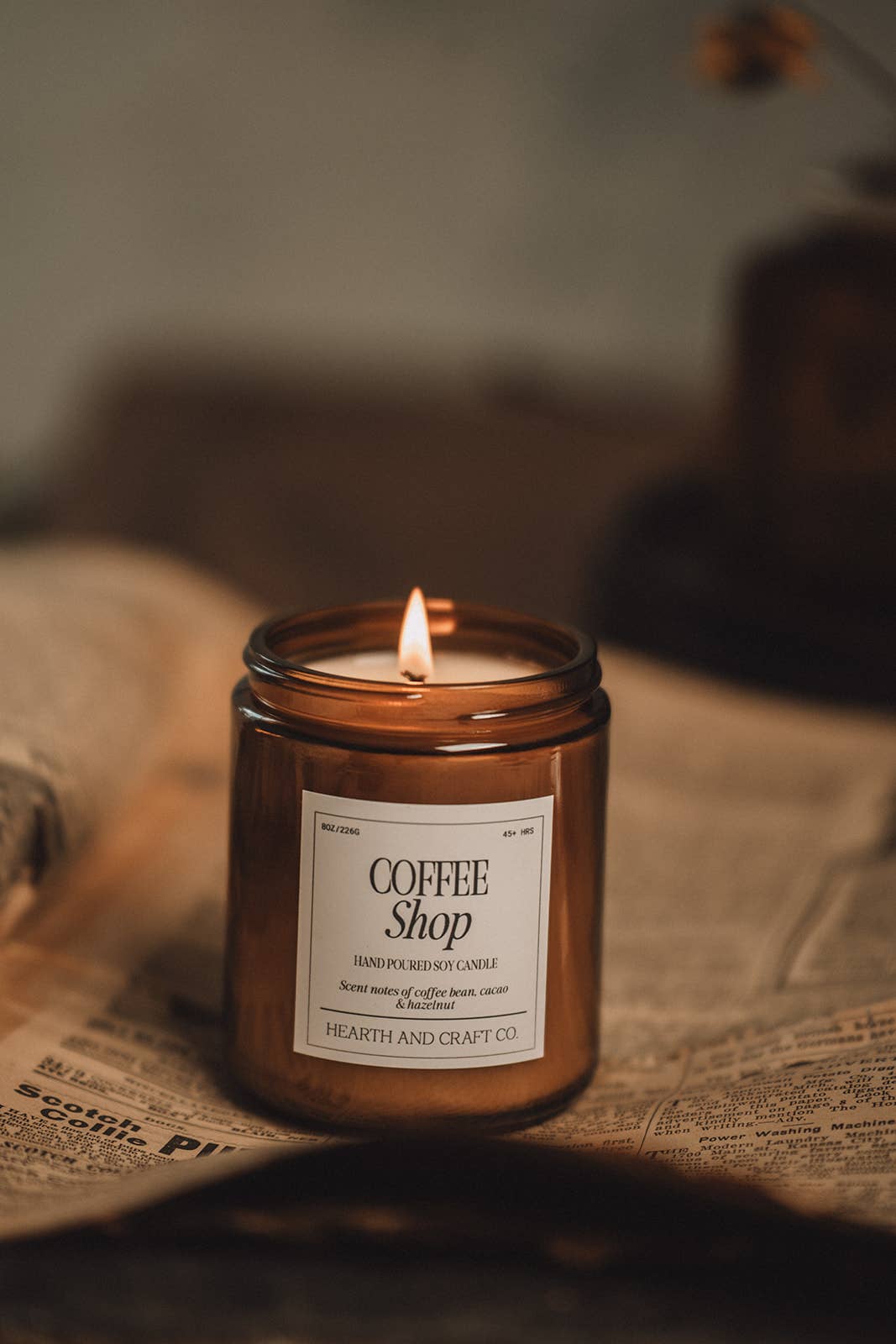 Hearth and Craft Candle Co. - Vente Bougie en bocal - CAFÉ10