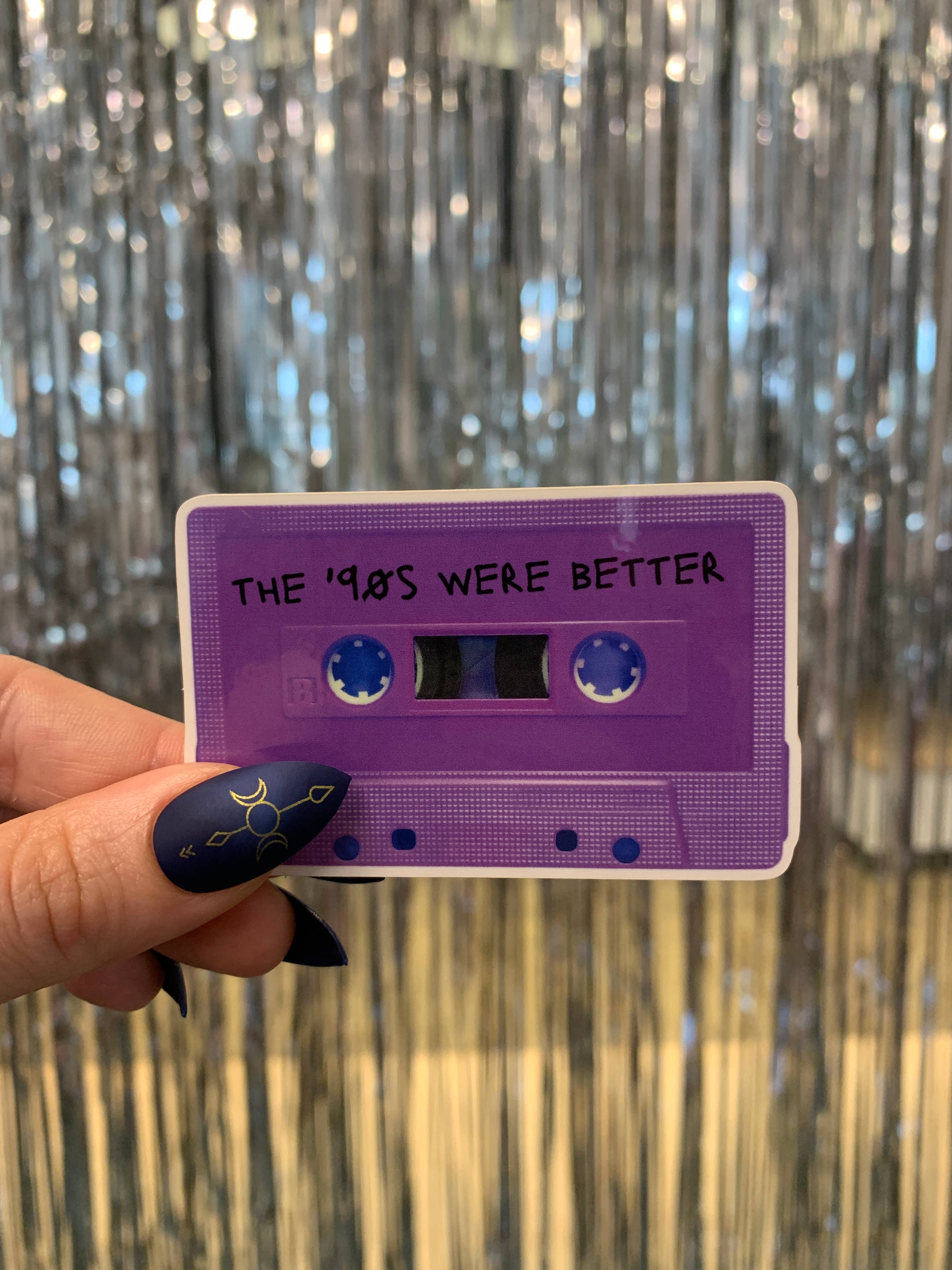 GetBullish – Großhandel Aufkleber – Die 90er Waren Besser Glänzender Gestanzter Vinyl Neunziger Aufkleber6