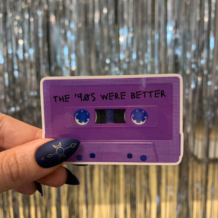 GetBullish – Großhandel Aufkleber – Die 90er Waren Besser Glänzender Gestanzter Vinyl Neunziger Aufkleber6