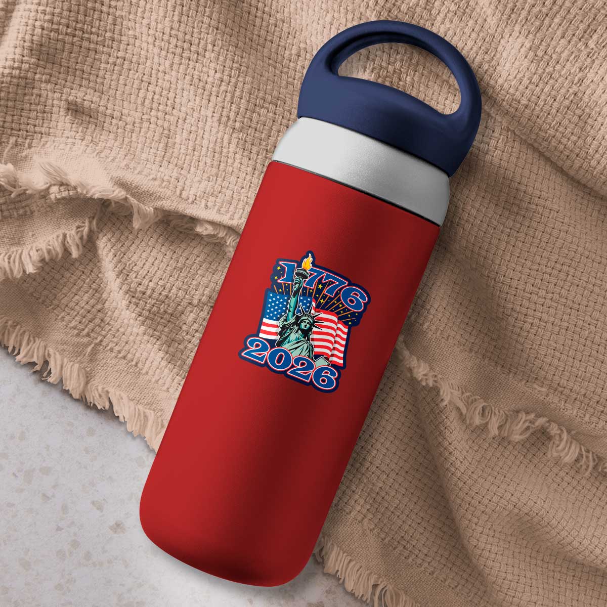 RetroPlanet - Wholesale Sticker - USA 1776 Liberty 2026 Patriotic 250 Years Mini Sticker 20 ct1