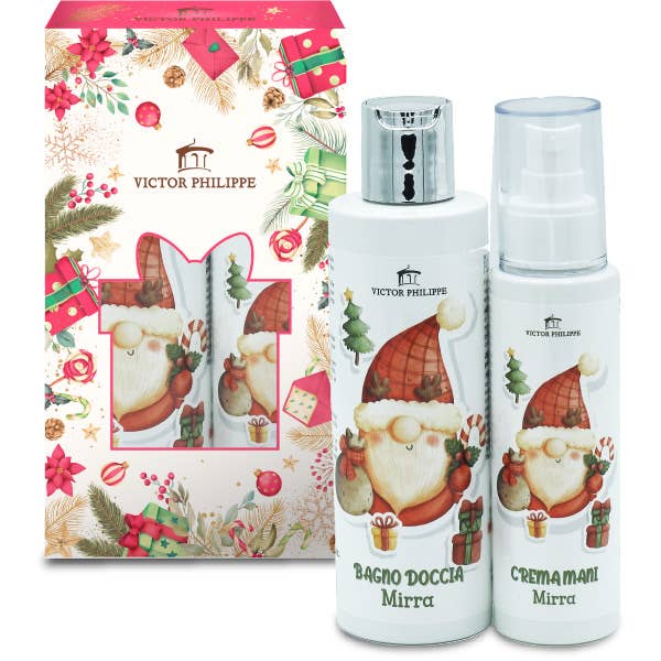 GNOMO MIRRA SET (shower gel 200ml, hand cream 100ml) for wholesale by Victor Philippe