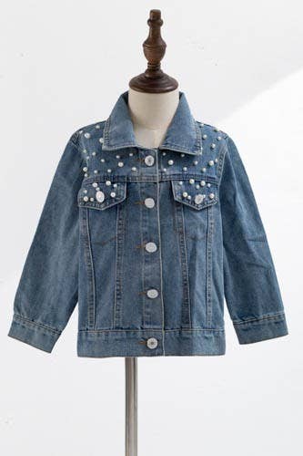 Clover Cottage - Wholesale Denim Jacket - Kids - Pearl Jean Jacket2