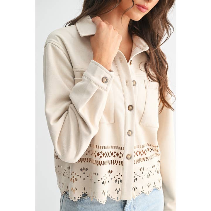 Camellia - Wholesale Jacket - Women's - LASERCUT DETAILING JACKET6