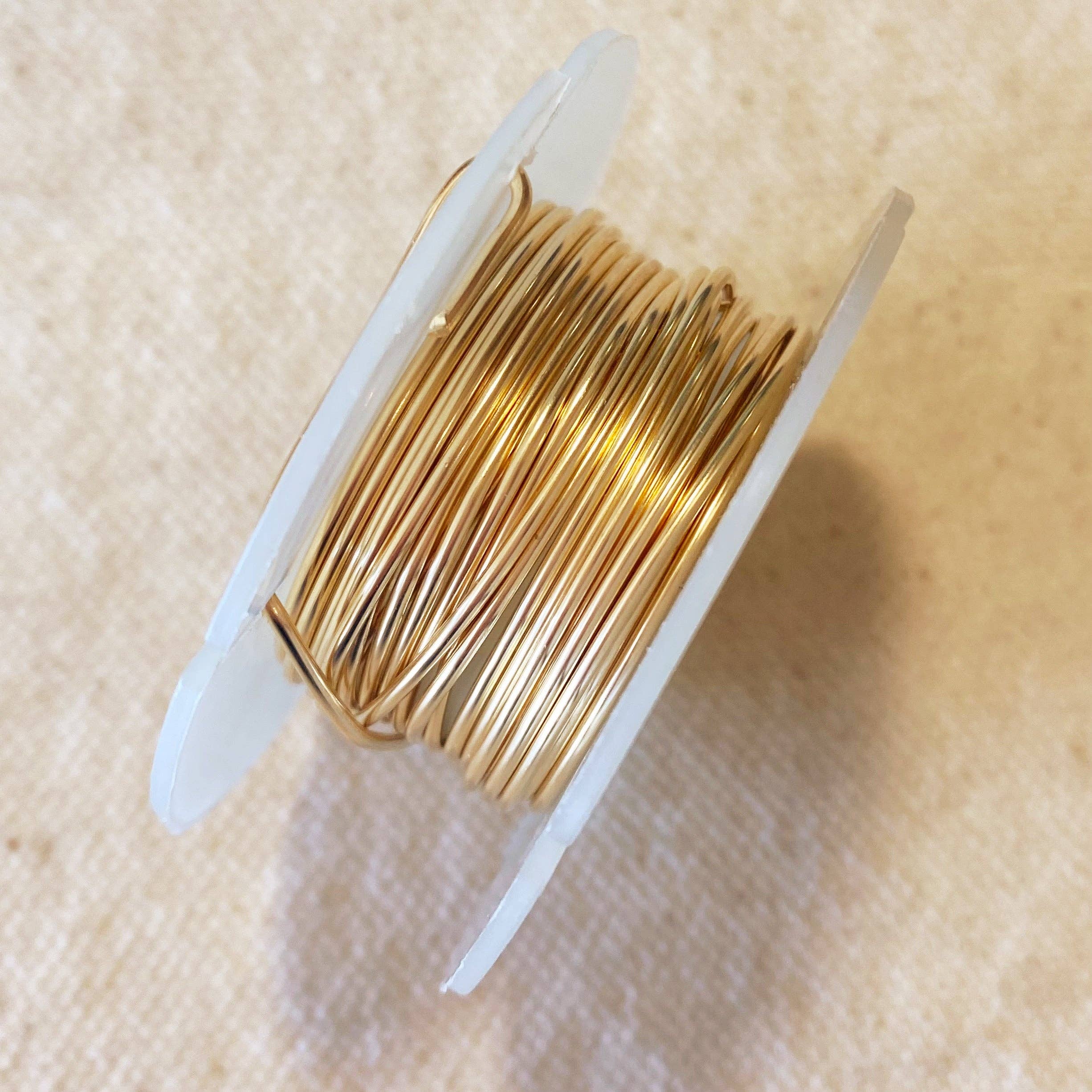 GoldFi - Wholesale Craft Supplies - 14k Gold Filled Wire 18ga Spool - 7ft1