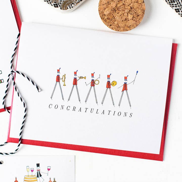 „STREET BAND” FELICITATIEKAART voor wholesale door LO in LONDON®